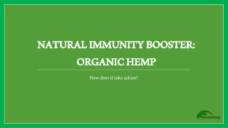 How Is Organic Hemp the Best Natural Immunity Booster?