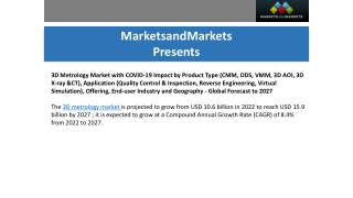 3D Metrology Market worth $15.9 billion by 2027