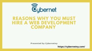 Reasons Why You Must Hire A Web Development Company