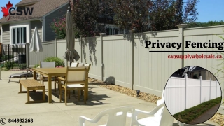 High Quality Privacy Fencing to Protect Your Property