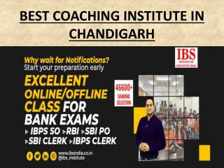 Best Coaching Institute in Chandigarh