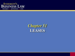 Chapter 51 LEASES