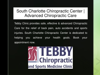 South Charlotte Chiropractic Center | Advanced Chiropractic Care