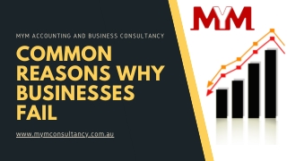 COMMON REASONS WHY BUSINESSES FAIL Presentation