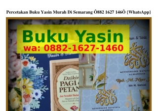 Percetakan Buku Yasin Murah Di Semarang Ö88ᒿ-lϬᒿ7-l4ϬÖ[WhatsApp]