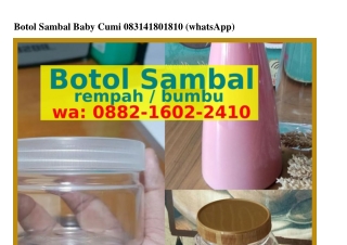 Botol Sambal Baby Cumi (1)
