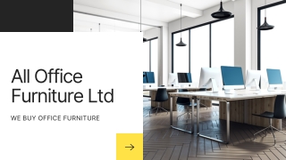 Second Hand Office Furniture