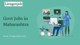 Govt Jobs in Maharashtra