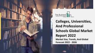 Colleges, Universities, And Professional Schools Market Segmentation 2031