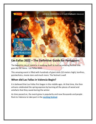 Las Fallas 2022 – The Ultimate Guide for Sybarites