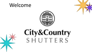 Custom made shutters in East London