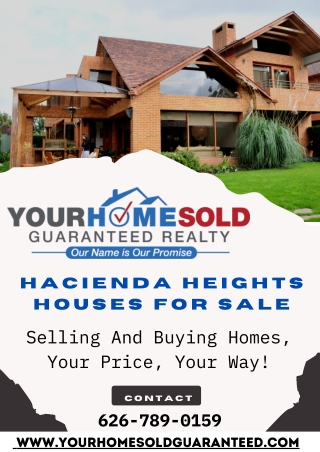 Hacienda Heights Houses for Sale|Skilled Realtor |Your Home Sold Guaranteed Real