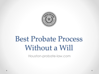 Best Probate Process Without a Will - Houston-probate-law.com