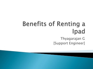 Reasons to Hire Ipad for Rent