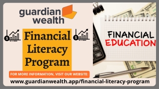 Financial Literacy Program | Improve Your Wealth - GuardianWealth