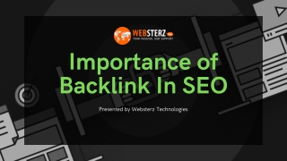 Importance of Backlink In SEO