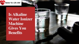 Get The Best Alkaline Water Machine