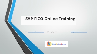 SAP FICO online classes | SAP FICO full course | FICO online training