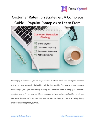 Customer Retention Strategies_ A Complete Guide   Popular Examples to Learn From