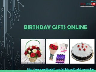 Send Online Birthday Gifts
