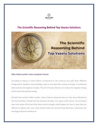 The Scientific Reasoning Behind Top Vaastu Solutions