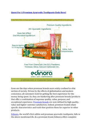 Edinora-Premium blog