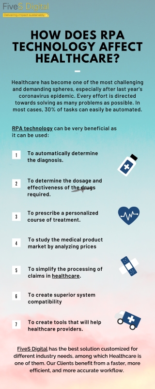 How does RPA Technology affect Healthcare