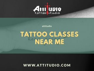 Attitudio: Tattoo classes near me