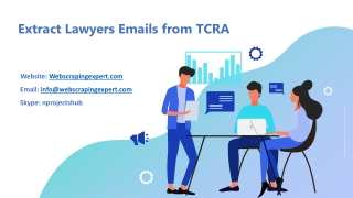 Extract Lawyers Emails from TCRA