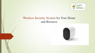 Find Wireless Security System for Your Home and Business in Dubai