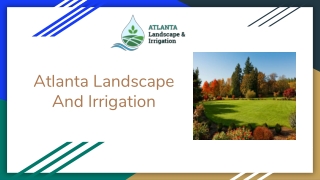 Atlanta Landscape And Irrigation