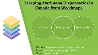 Scraping Marijuana Dispensaries in Canada from Weedmaps