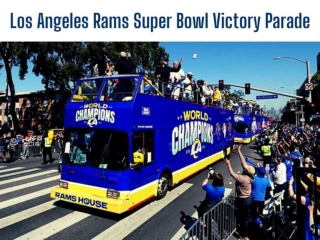 Los Angeles Rams Super Bowl victory parade
