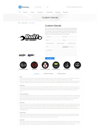 Custom Decals