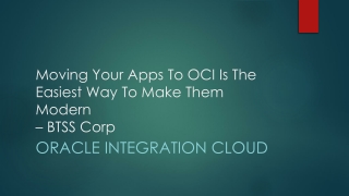 Moving Your Apps To OCI Is The Easiest Way To Make Them Modern