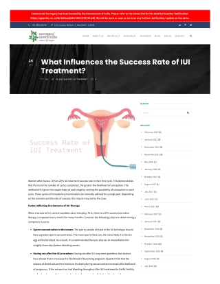 What Influences the Success Rate of IUI Treatment?