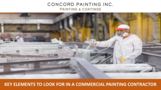 Key Elements to Look for in a Commercial Painting Contractor