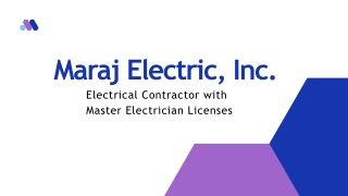 Maraj Electric, Inc. - Industrial Electrical Design, Installation, & Repairs