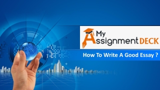 Will How To Write A Good Essay?