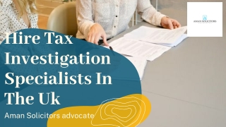 Best tax investigation specialists in the UK