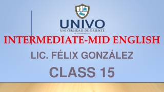 INTERMEDIATE CLASS 15