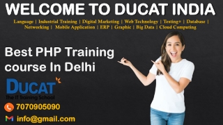 Best Online PHP Training Course In Delhi