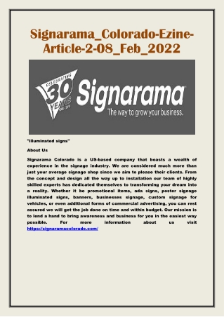Signarama_Colorado-Ezine-Article-2-08_Feb_2022