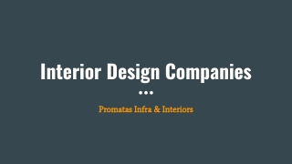 Interior Design Companies