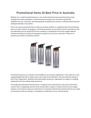 Promotional Items At Best Price In Australia
