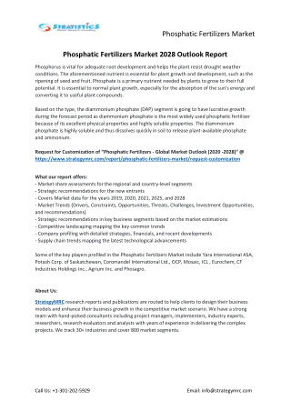 Phosphatic Fertilizers Market Forecasts to 2028