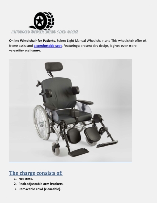 Online Wheelchair for Patients