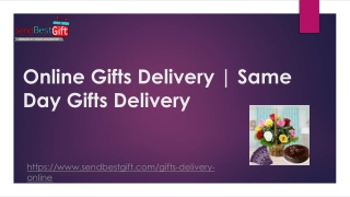 Online Gifts Delivery | Same Day Gifts Delivery