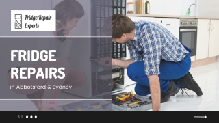 Fridge Repairs in Abbotsford & Sydney