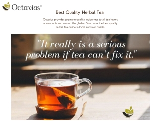 Best Quality Herbal Tea